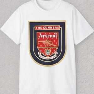 Arsenal Retro- Logo Fan T-Shirt, Arsenal Football Soccer Tee, Arsenal Old